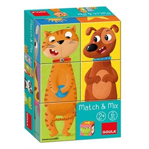 Image de Goula Puzzle 6 cubes : 6 Match & Mix