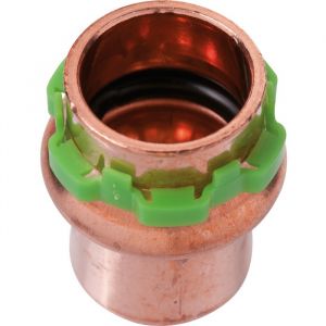Bouchon cuivre rond à sertir - Femelle - Ø 16 mm - Aalberts