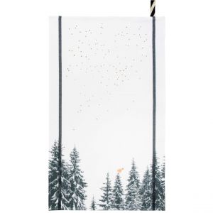 Declikdeco Torchon Bertille Blanc 50 x 70