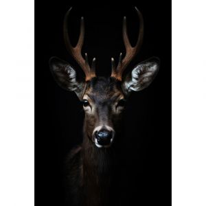 Ceanothe Tableau sur toile vertical cerf 30x45 cm