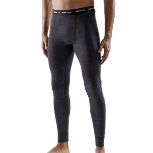 Craft Core Wool Merino Pant - Collant thermique homme Black Melange XL