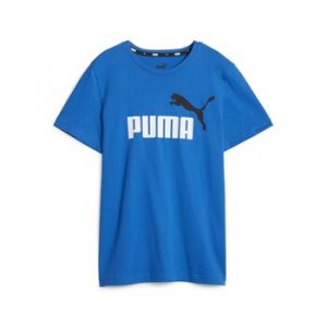 Image de Puma T-shirt enfant ESS+ 2 COL LOGO TEE B - Couleur 4 / 5 ans,5 / 6 ans,7 / 8 ans,9 / 10 ans,11 / 12 ans,13 / 14 ans,15 / 16 ans - Taille Bleu