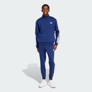 Adidas Surv&ecirc;tement Sportswear Basic 3-Stripes Fleece bleu fonc&eacute; - L
