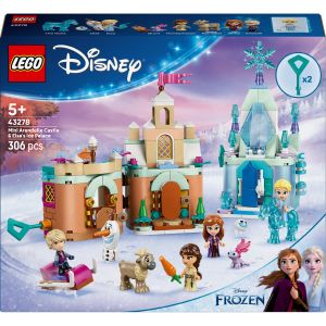 Lego Disney Princess La Reine des Neiges Ch&acirc;teau d&rsquo;Arendelle et Palais de Glace d&rsquo;Elsa Miniatures 43278