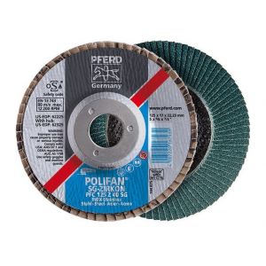 Pferd Disque &agrave; lamelles SG Power Steelox Z conique (60 - 125 - 12200 tr/min) - Grain : 60 - &Oslash; mm : 125