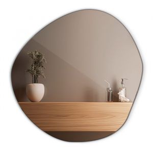 Tulup - Miroir de forme moderne pour chambre &agrave; coucher et salle de bain 95,7 cm x 96,6 cm