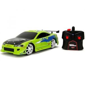 Jada Jouet radiocommand&eacute; - Mitsubishi Eclipse - 1:16 - Vitesse jusqu'&agrave; 9 km/h - Rechargeable USB
