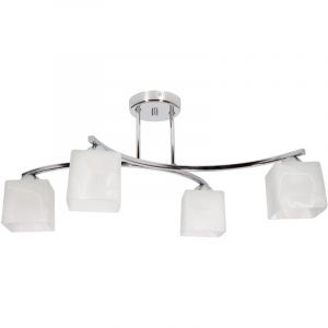 Lampe Suspendu Moderne Lustre Plafonnier Chrome