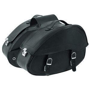 A-Pro Cuir Sacoches Cavaliers Renforcé Moto Custom Ch...