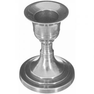 Atmosphera Bougeoir argent en m&eacute;tal H7.5 H, 7,5 cm MODELE C