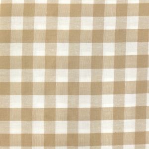 Craftine Tissu Vichy Tr&egrave;s grands carreaux 17 mm Beige