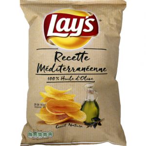 Image de Lay's Chips recette méditerranéenne 100% huile d'olive - Le paquet de 130g