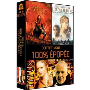 Image de Coffret 3 films : Attila le Hun + H&eacute;l&egrave;ne de Troie + Titus