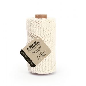 Graine Créative Bobine De Coton Cable Recycle Ecru