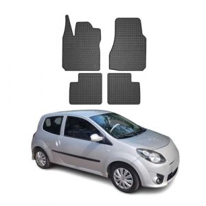 Omac Tapis de Sol pour Renault Twingo 2007-2014 Caoutchouc Noir