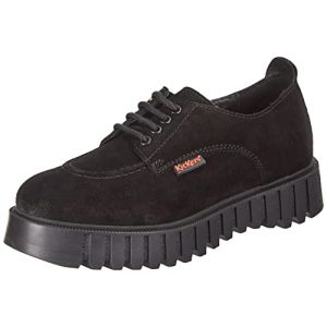 Kickers Derbies Cuir Kick Famous Noir - Couleur Noir - Taille 40