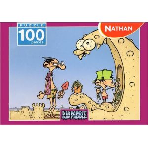 Puzzle enfant kid paddle a la plage 100 pieces - collection dessin anim&eacute;e kidpaddle mer - nouveaute