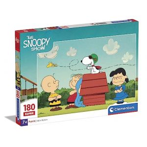 Image de Clementoni 29065 - Puzzle Snoopy - 180 Pièces Super - Jeu Educatif, de Réflexion et de Patience - Image de Qualité - 48,5 x 33,5 Cm - À Partir de 7 ans