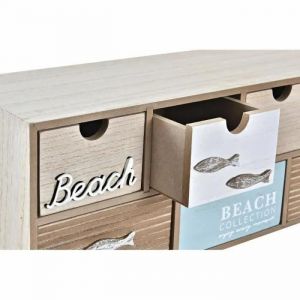 Boîte à bijoux bois DKD Home Decor