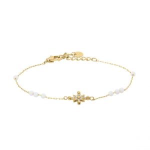 Pierre Lannier Bracelet Femme Bijoux Antharea - BJ25A1211 Acier Doré