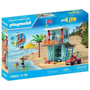 Playmobil Poste de secours & voiturette de plage