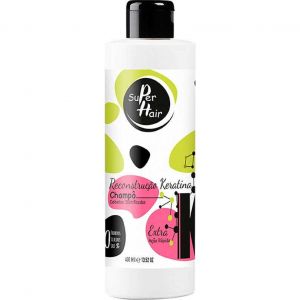 Real natura Super Hair Reconstrução Keratina Shampoo 400ml