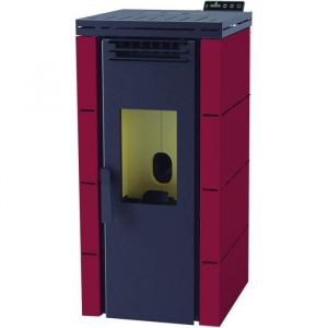 Poêle à granulés BP100 Rouge 9,5kW
