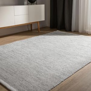 Benuta Tapis en coton tiss&eacute; main Ron