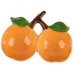 Signes Grimalt Coupe &agrave; fruits d&eacute;corative en porcelaine, design boh&egrave;me, id&eacute;ale pour la cuisine et le salon, cadeau id&eacute;al pour la maison.