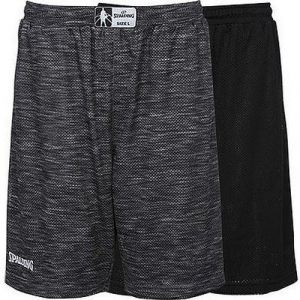 Image de Spalding Spalding Short Street Reversible pour Homme XXL Grau Melange/Schwarz