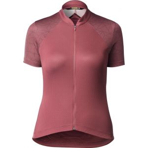 Mavic Sequence Graphic Maillot Femme, earth red S Maillots route