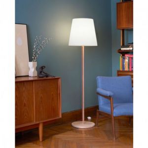 Slide Lampadaire int&eacute;rieur Piantana Ali Baba en bois H145 cm - Blanc