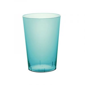 10 Gobelet PS turquoise 20 cl