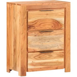 Image de VidaXL Buffet 59x33x75 cm Bois d'Acacia Massif Modèle 2