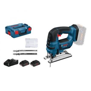 Bosch Scie sauteuse GST 18 V-LI B + 2 batteries ProCORE18V 4Ah + chargeur GAL 18V-40 + coffret L-BOXX