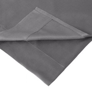 Tempur Home by Topper Fitted Sheet - Anthracite - 180 x 200 x 9 cm - Silky Soft Bamboo - Drap-housse sans repassage - Convient au sèche-linge