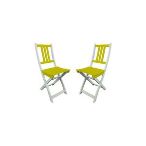 City green Burano - Chaise de jardin pliante en acacia