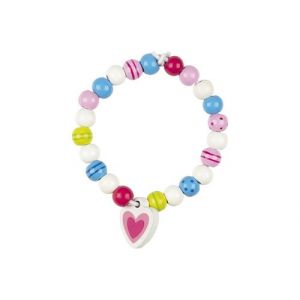 Image de Goki Parure de perles en bois multicolore 47 pi&egrave;ces