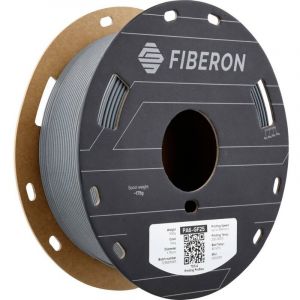 Polymaker Fiberon PA6-GF Filament en nylon fibre de verre gris 1,75 mm 500 g, bobine en carton à bord dur amélioré, filament d'impression 3D Fiberon PA6-GF en nylon sans déformation de 1,75 mm