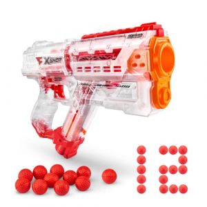 Blaster &agrave; fl&eacute;chettes rond en mousse X-Shot Chaos Respawn Faze (12 balles de fl&eacute;chettes)