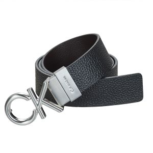 Calvin Klein Ceinture Jeans ADJ/REV METAL BOMBE PB 35MM Noir - Taille 90,95