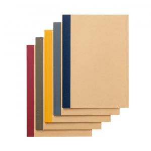 Lot de 5 carnets en papier d`arbres de plantation (B5)