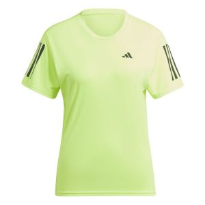 Adidas Maillot manches courtes femme performance own the run jaune