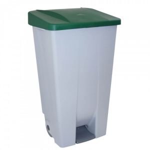 Poubelle 120 L Selectivo avec couvercle vert Denox Diempi