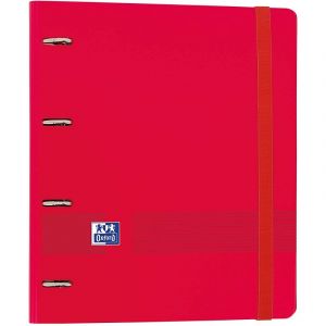 Oxford Live & Go EuropeanBinder Carpeblock Classeur avec recharge A4+ Rouge