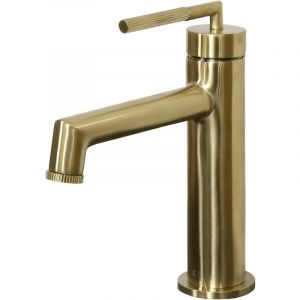Essebagno Portofino mitigeur lavabo bas or brossé