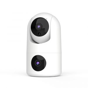 Dio Connected Home Caméra intérieure double lentille rotative - Dual 2MP