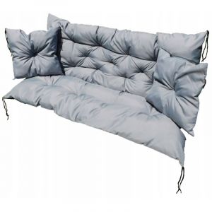 Coussin pour balancelle de jardin 180x60x50 + 2p