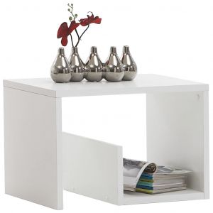 Image de FMD Table b e 2 en 1 59,1x35,8x37,8 cm Blanc