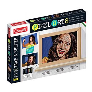 Quercetti 0774 Pixel Art 8 Take a Selfie, Jeu de mosaïques